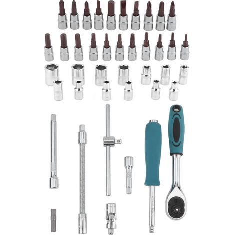 Steckschlüssel-Schraubendreher-Set, Autoreparatur-Ratschenschlüssel-Set, Werkzeugkasten, Hardware-Werkzeuge 21834 (1/5)