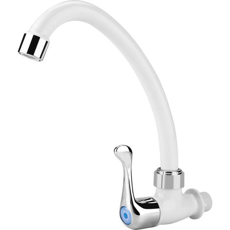 Robinet Évier - Eau Froide Unique ABS Chromé - Cuisine Lavage Légumes Vaisselle - 1 Pièce (1/5)