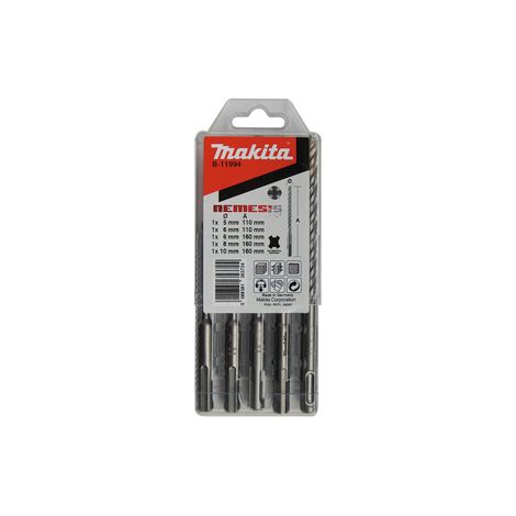 Makita B-11994 Jeu de 5 mèches Nemesis SDS+
