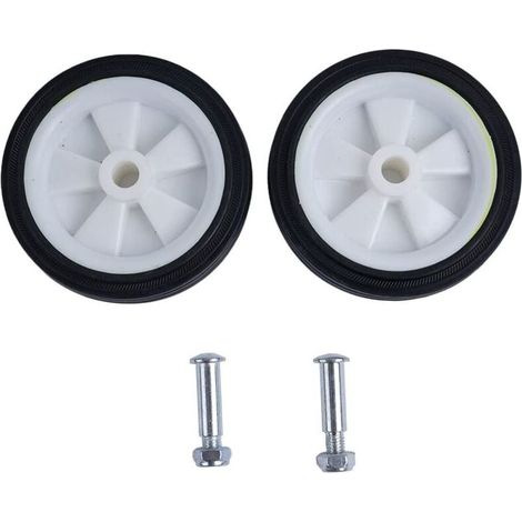 Lot de 2 roulettes pour compresseurs d'air – Diamètre 15,7 cm – Absorption des chocs – Antidérapantes et silencieuses (1/4)