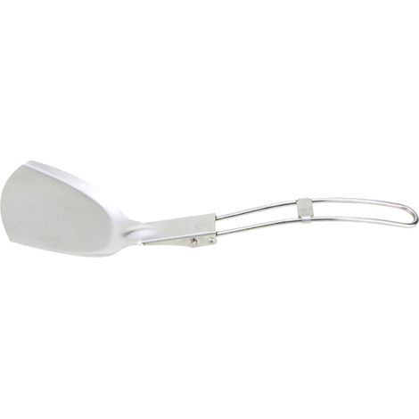 Spatule Pliante Inox 37g Compacte Durable Design Innovant pour Barbecue et Camping en Extérieur Facile à Transporter (1/4)