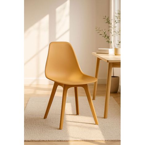 Sillas Comedor - Silla Kelen Suprym - Mostaza (1/5)