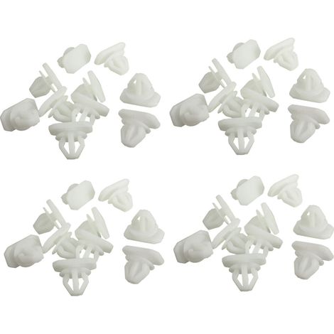 40 clips de garniture de passage de roue avant et arrière en plastique pour Transit Tourneo Connect