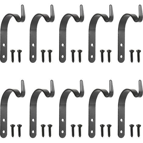 (10 crochets) Support mural pour outils électriques - Support pour perceuse électrique - Organisateur d'atelier - Clés, tournevis, étagère de rangement pour outils électriques - Maison (1/5)