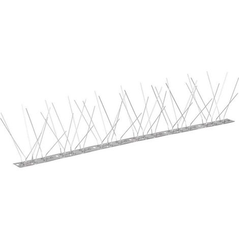 Vogelabwehrspikes Strend Pro, 48 Spikes, L-50 cm, gegen Vögel, Edelstahlbasis