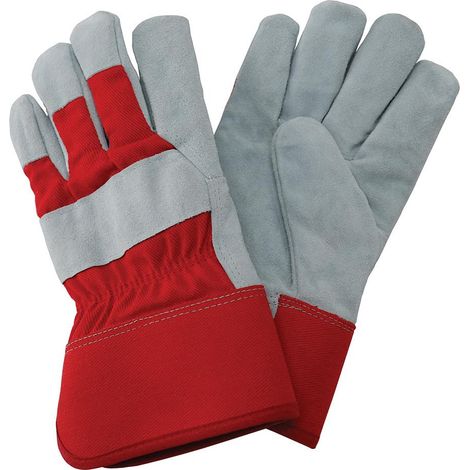 Kent & Stowe Mens Large Red Rigger Gardening Gloves