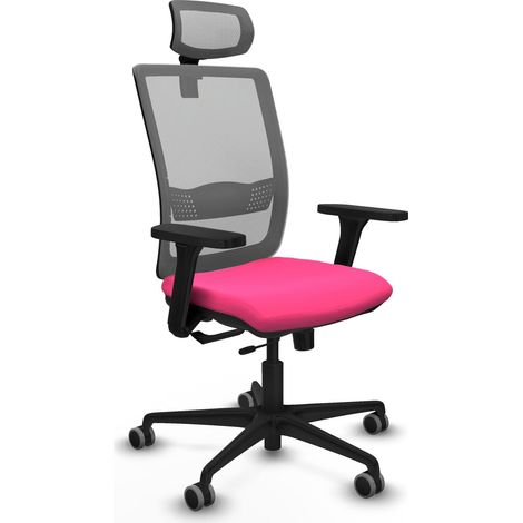 Sedia da ufficio piqueras y crespo Haches rosa pelle sintetica (1/2)
