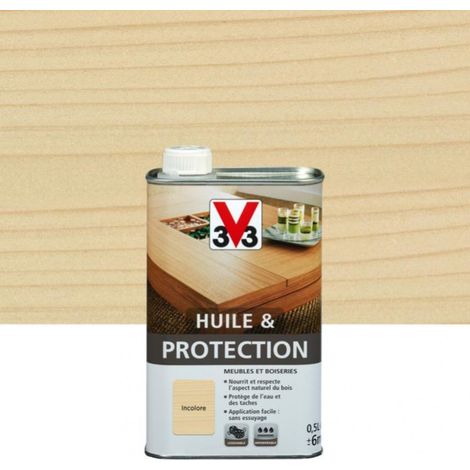 Aceite y protección de muebles y objetos V33 incoloro mate 0,5 l V33