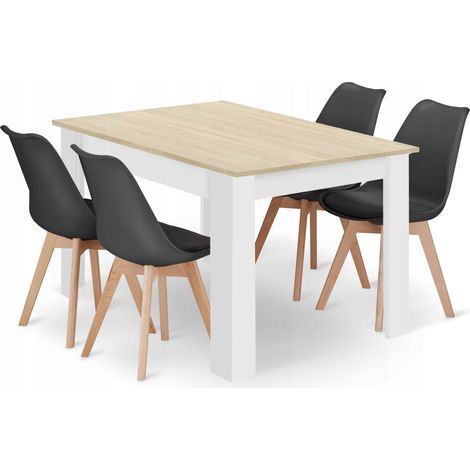 Ensemble repas - leobert - mark - chenechene sonomanoir - 120 x 80 cm - 5 pieces 211770155