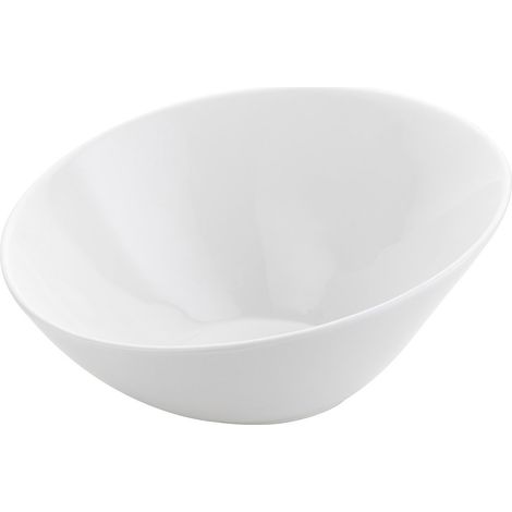 Florina Alta schräge Porzellan-Salatschüssel 23,5 cm