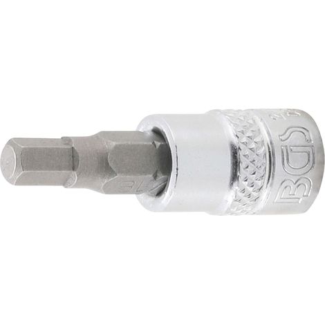 Chiave a bussola  6,3 mm (1/4")  esagono interno 3/16"