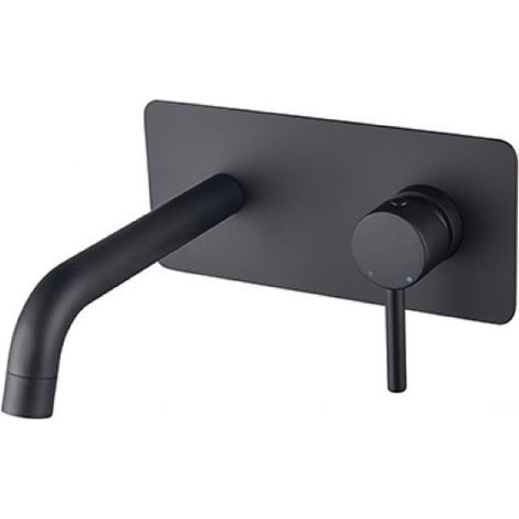 Mitigeur lavabo à encastrer ILLUSION noir mat (1/3)