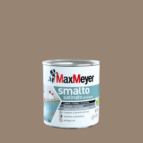 Smalto satinato a acqua colore yuta 0,75lt