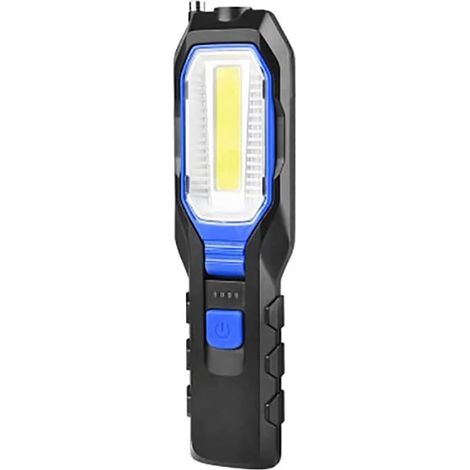 MINKUROW Cob Lampada Da Lavoro A Led Lampada Da Ispezione Regolabile Lampada A Mano Magnetica Lanterna Da Campeggio Ricaricabile Usb Con Gancio (1/5)
