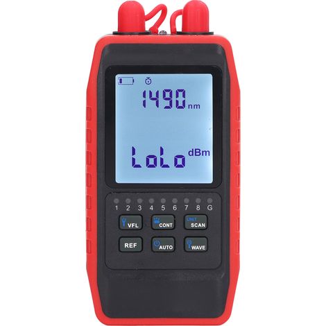 Détecteur industriel portable mini rechargeable NOYAFA de puissancemètre optique pour fibre optique (1/5)
