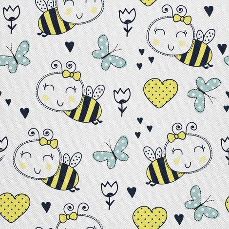 Tela decorativa Oxford para exteriores - Motivo de abejas y mariposas I DX616 (1/5)