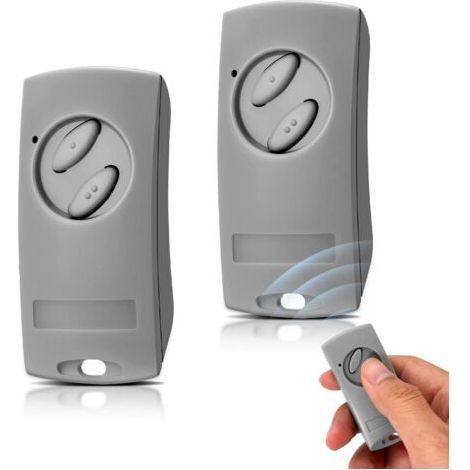 Télécommande 433,92 MHz Compatible avec ECOSTAR RSE2 RSC2 RSZ1,Télécommande Portail pour Hormann EcoStar Liftronic 500/700/800 pour Portronic D2500/D5000/S4000, Bip Portail de Garage (Lot de 2) (1/5)
