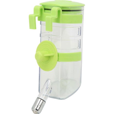 Hängender Wasserspender für Hunde (350 ml), 4-fach verstellbar, Wandmontage, praktische Flasche, einfache Bedienung (1/5)