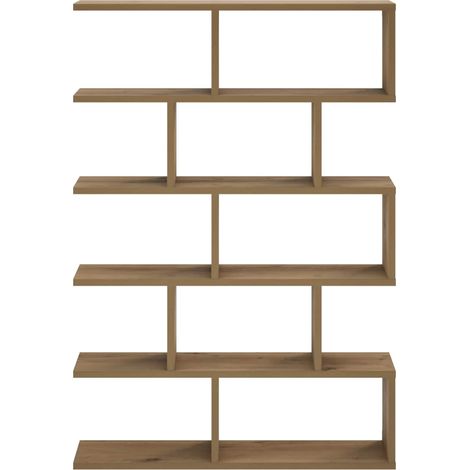 vidaXL Estante de pared Roble artisan 70 x 17 x 101 cm (1/2)