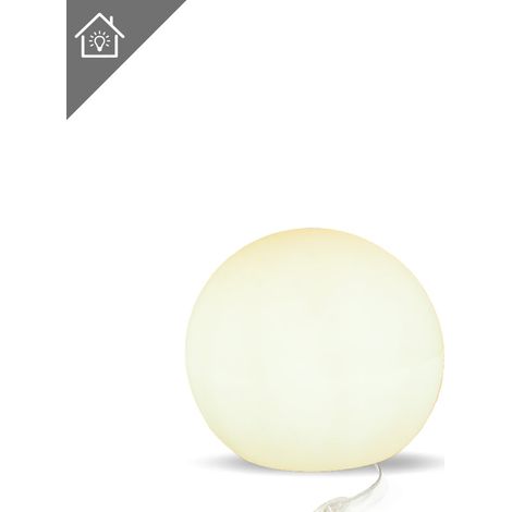 Moovere – Boule lumineuse décorative intérieure 50 cm – Câble avec lumière LED blanc chaud – Indice de protection IP20 – Lumens 600 pour ambiance chaleureuse (1/4)