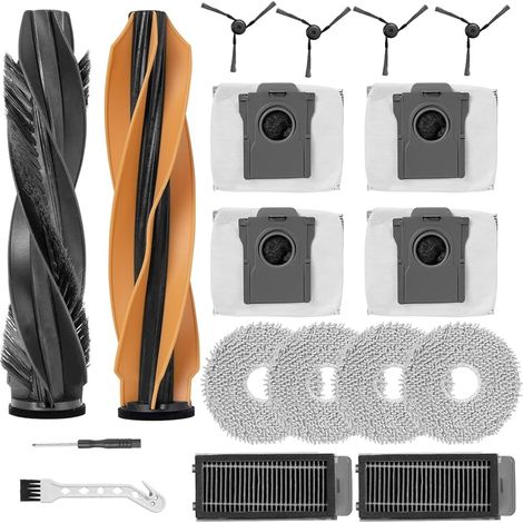 Kit di accessori da 18 pezzi per Dreame Matrix10 Ultra/Matrix10 Pro/X50 Ultra Complete/L50 Pro Ultra/X50 Master/L40s Pro Ultra/L50s Pro Ultra, per robot aspirapolvere Mova V50 Ultra Complete/P50s Ultr (1/5)