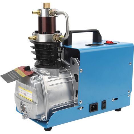 PCP-Luftkompressor, 30 MPa, Hochdruck (4500 PSI), wasser- und luftgekühlt, EU-Stecker, 220 V (1/5)