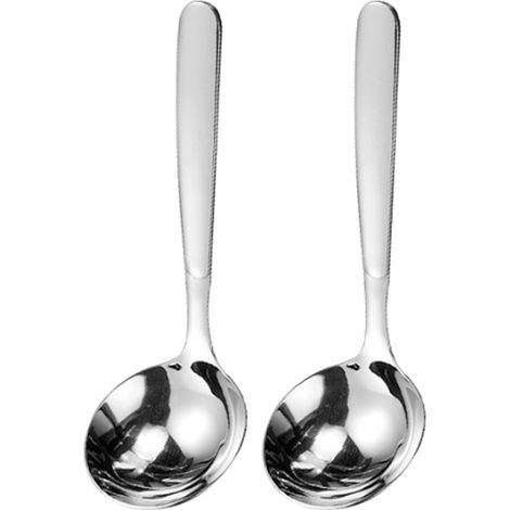 Louche À Sauce - Acier Inoxydable 18/10 - Finition Miroir - Pour Soupes Sauces Et Bouillons - Lot De 2 (1/5)