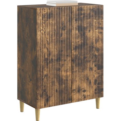 Sideboard/Anrichte/Buffet Geräucherte Eiche 66 x 34,5 x 90 cm Holzwerkstoff LXWW426546 (1/5)