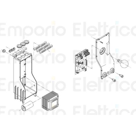 beninca pièce détachée armoire de commande pour zed 9686104