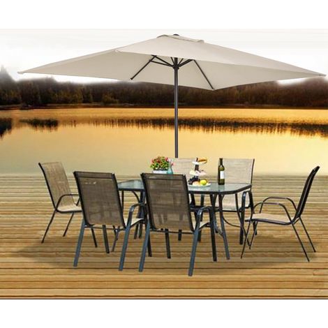 Housse de Protection Imperméable pour Parasol de Jardin Extérieur (1/5)