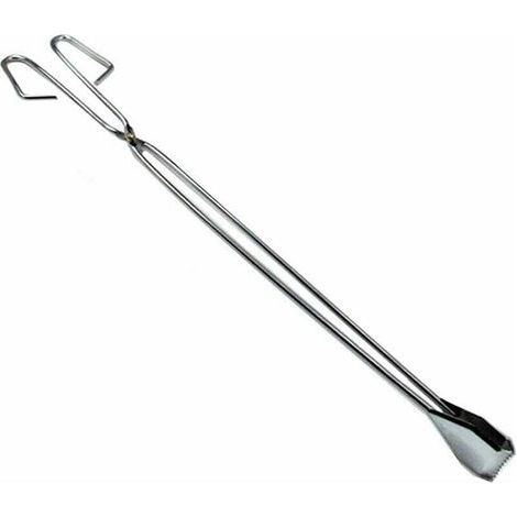 Ensoleille – Pince à déchets 32 cm – Acier inoxydable – Ramassage sécurisé d'objets dangereux – Pour verre brisé et ordures (1/5)