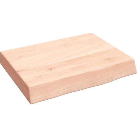 Maison Exclusive - Waschtischplatte 40x30x(2-6) cm Massivholz Unb