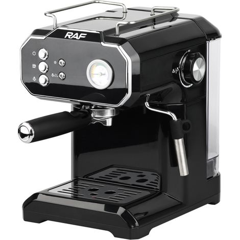 Machine à café italienne standard, domestique, petite, semi-automatique, haute pression, machine à mousse de lait vapeur pour bureau (1/5)