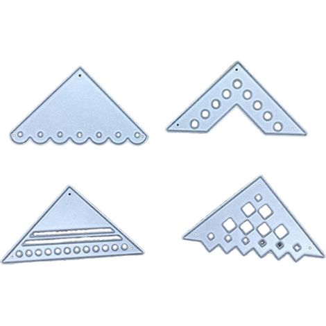 Spitzenwinkel-Ecken-Metallstanzformen Scrapbooking-Schablonen-Stanzformen Kartenprägung