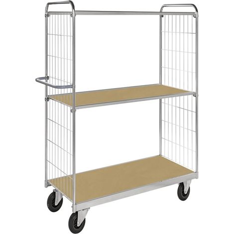 Kongamek ESD-Etagenwagen Serie 9000-S mit 3 Etagen 1000x600mm Ladefläche mit Bremse