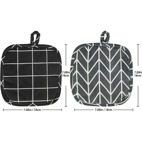 ensemble de gants de cuisine et de tapis isolants thermiques (1/3)