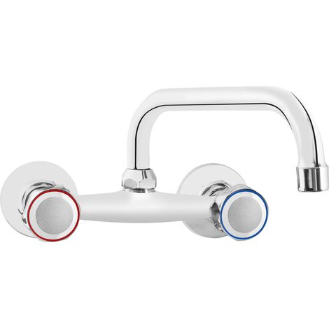 Deante Robinet mural de lavabo chromé design moderne