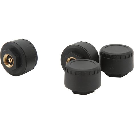 TPMS-Reifendruckkontrollsystem mit 4 externen Sensoren, Echtzeitanzeige von Temperatur und Druck (0-100 PSI), kompatibel mit Pkw, Wohnmobilen und Anhängern (1/5)