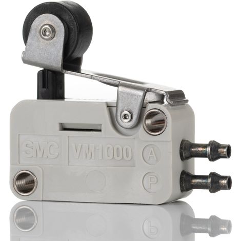 Vanne pneumatique SMC VM1000 Levier à galet 3/2, 2.5mm ( Prix pour 1 )