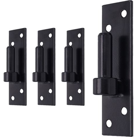 Store Menuiserie – Gond de volet battant sur platine – Acier résistant à la corrosion – Diamètre 14 mm – Installation simplifiée pour bois ou PVC (1/5)