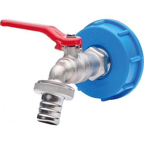 Válvula de bola de salida Profi con adaptador IBC Sx60 boquilla 3/4