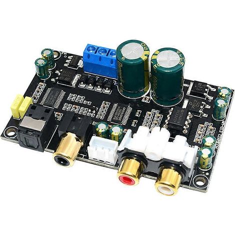 Carte décodeur DAC d'interface numérique CS8416 CS4398 24 bits 192 kHz SPDIF coaxial fibre optique vers AUX pour amplificateur TV (1/5)