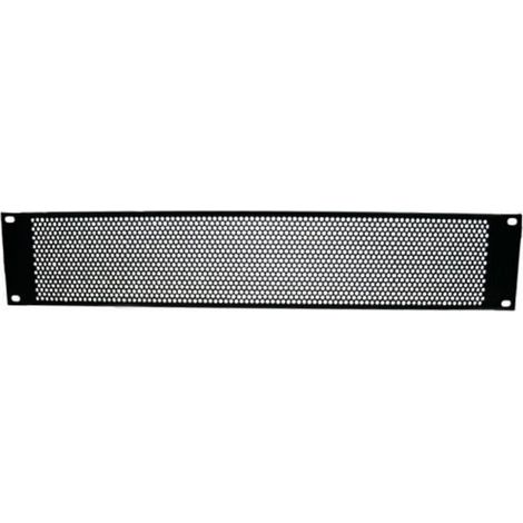 Adam Hall 19" Parts 87222 VR - Pannello di ventilazione a U 19” 2 U, foro tondo