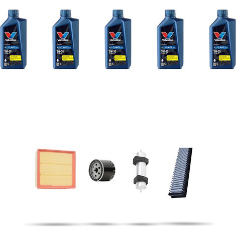 Kit tagliando 4 FILTRI e 5L OLIO compatibile con Mini One I 1.4 Diesel 65kw Dal 2005 (1/5)
