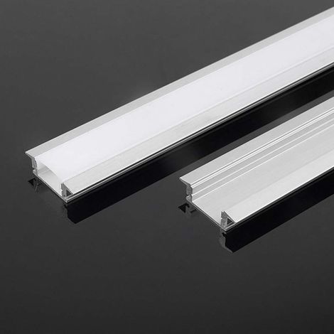 Led Strip Mounting Kit With Diffuser Aluminum 2000 24.77MM Milky