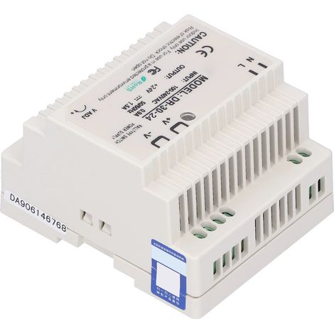 Alimentation DIN Rail DR-30-24, Transformateur à découpage LED réglable 24V, pour armoire électrique, série DR (1/5)