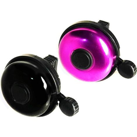 Set of 2 Bike Bells Bicycle Bell Black Purple for Bikes Adults Men Women Kids Girls Boys (1/5)