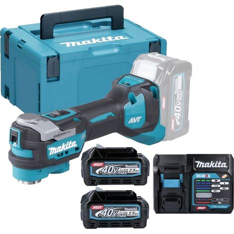 Makita TM001GZ02 40v XGT Brushless Multi Tool Starlock + 2 x 2.5ah Battery (1/5)