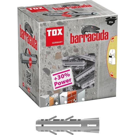 BARRACUDA Bouchons extensibles 12 x 60 mm, boîte de 25 unités. (1/4)