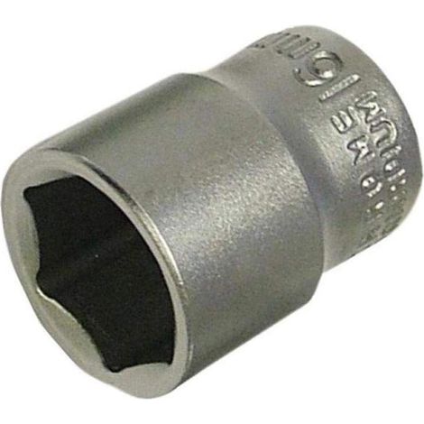 Faithfull 3/8-inch Drive 14mm Hexagon Socket in Satin Chrome Finish (1/2)
